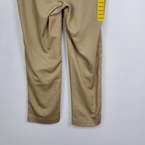 GAP Tan Pull-On Drawstring Elastic Waist Casual Pants With Pockets NWOT Size M - Picture 7 of 11